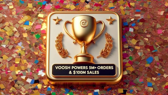 🔥 Voosh has powered an incredible $100 MILLION in sales with 5 MILLION+ orders! 🔥